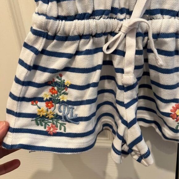 Ralph Lauren girls striped romper size 3T - Picture 2 of 3